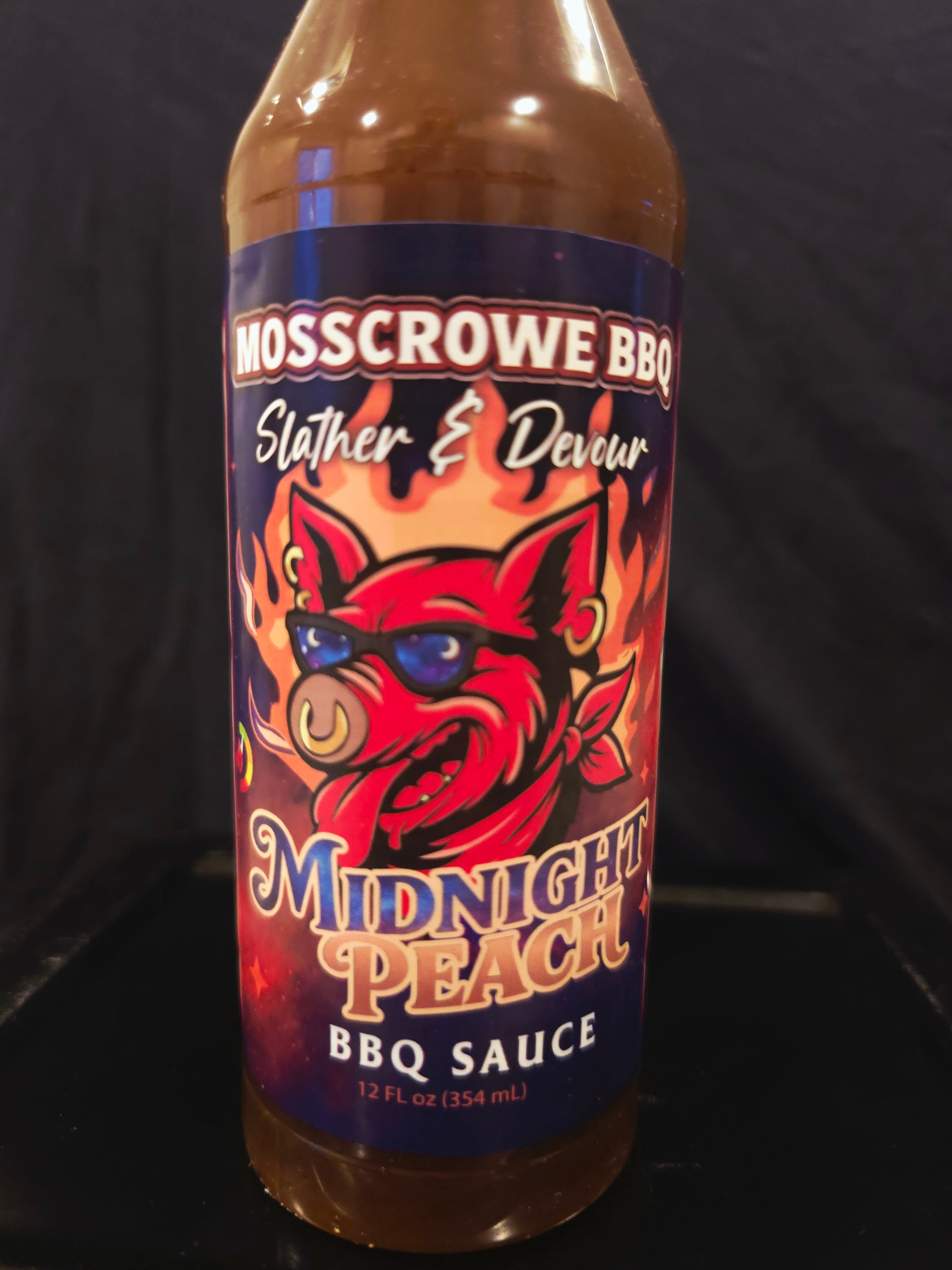 Midnight Peach BBQ glaze – Mosscrowe BBQ shop