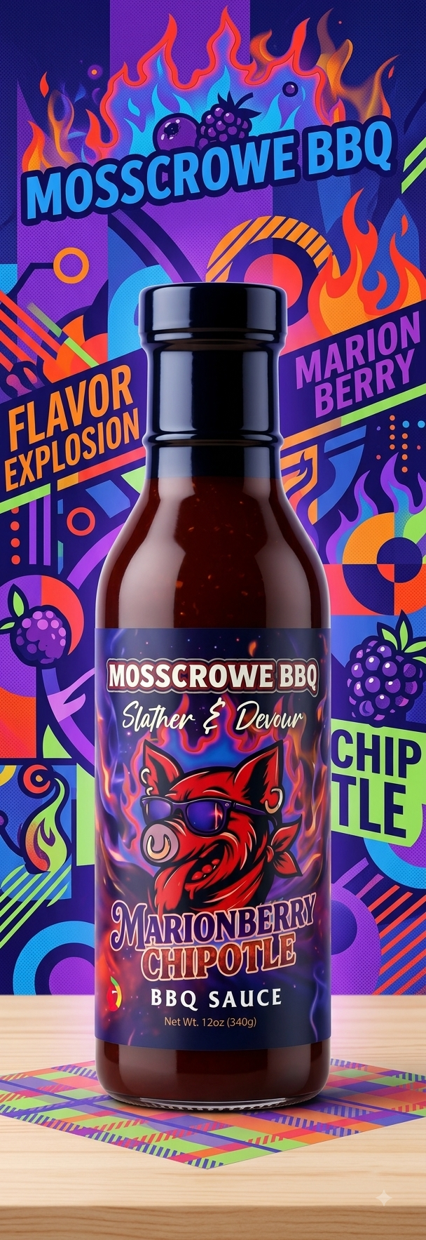 Marionberry Chipotle BBQ Sauce