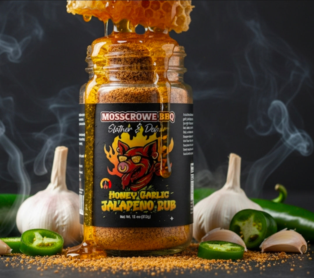 Honey Garlic Jalapeño Rub