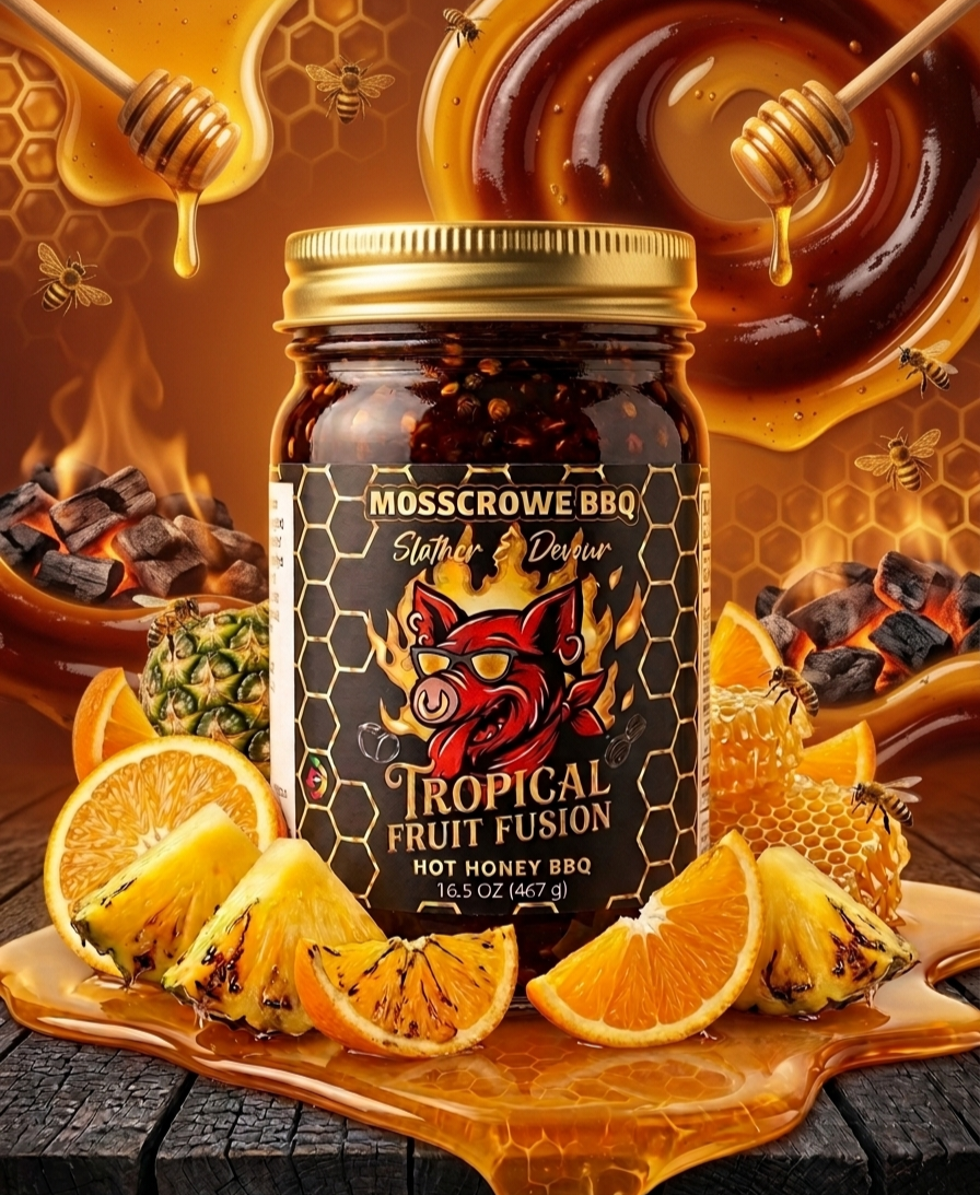 Tropical Fruit Fusion Hot Honey BBQ